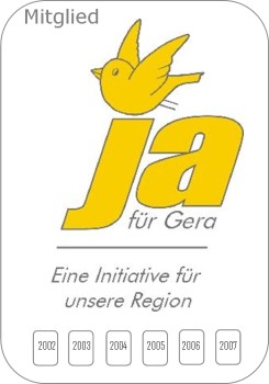 Siegel des Vereins "Ja- f?r Gera" Siegel des Vereins "Ja- f?r Gera"
